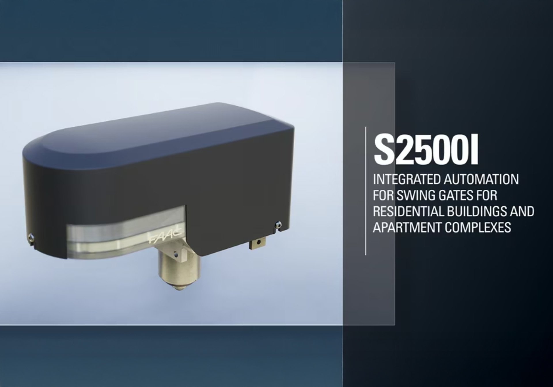 FAAC S2500I Siłownik elektromechaniczny do bram skrzydłowych